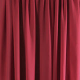 Chiffon Ceiling Drapery With Rod Pocket 5ftx32ft Burgundy - YauSpark