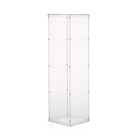 Clear Acrylic Pedestal Riser, Transparent Display Box 40" - YauSpark