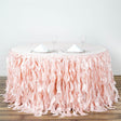 Curly Willow 14ft Table Skirt Pink - YauSpark