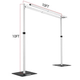 Double Pipe and Drape Backdrop Stand Kit 10x10FT - YauSpark