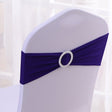 Elastic Chair Back Bow 6"x14" Dark Purple - YauSpark