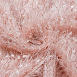 Fringe Shag Polyester Backdrop Drape Curtain 5ftx10ft Pink - YauSpark