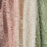 Fringe Shag Polyester Backdrop Drape Curtain 5ftx10ft Pink - YauSpark