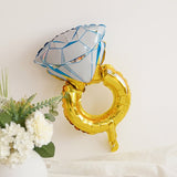 Giant Gold Diamond Ring Mylar Foil Helium Air Balloon 41" - YauSpark