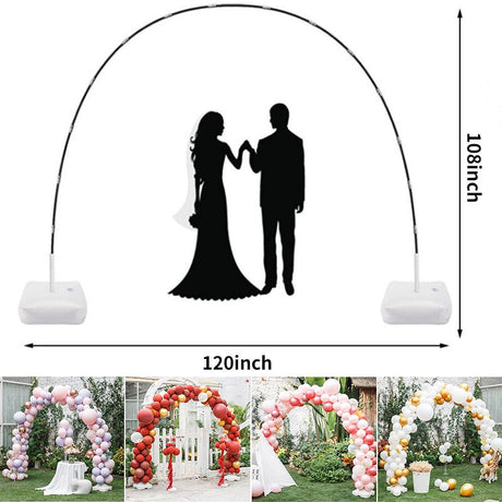 Heavy Duty DIY Balloon Arch Stand Kit 10Ft - YauSpark