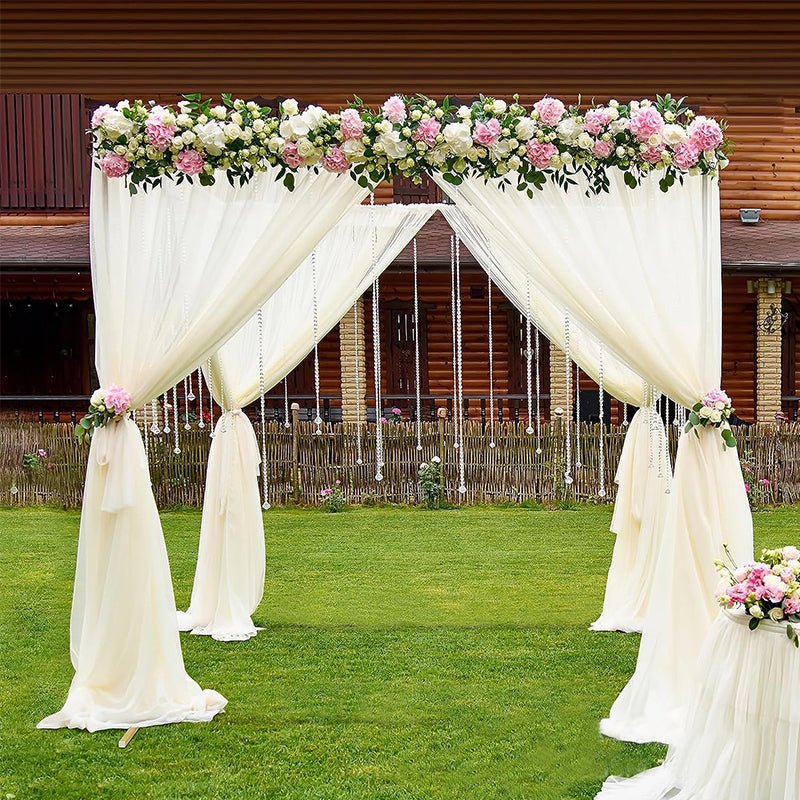 Heavy Duty Metal Square Balloon Flower Frame Photo Backdrop Stand 8.2ft - YauSpark
