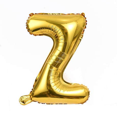 Letter Mylar Foil Balloons 32" Gold - YauSpark