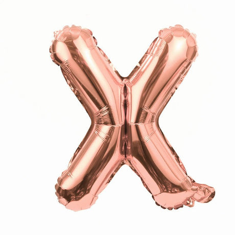 Letter Mylar Foil Balloons 32" Rose Gold - YauSpark