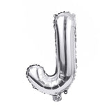 Letter Mylar Foil Balloons 32" Silver - YauSpark