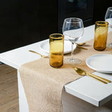 Linen Table Runner 12"x108" Camel - YauSpark