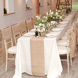 Linen Table Runner 12"x108" Camel - YauSpark