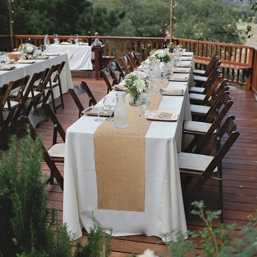 Linen Table Runner 12"x108" Camel - YauSpark