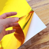 Matte Gloss Adhesive Vinyl Roll 12"x16ft Gold - YauSpark