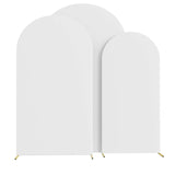 Matte White Polyester Wedding Arch Cover - YauSpark
