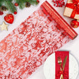Mesh Polyester Table Runner 11"X108" Metallic Silver - YauSpark