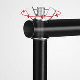 Metal Adjustable Pipe and Drape Photography Backdrop Stand Kit 10ft - YauSpark