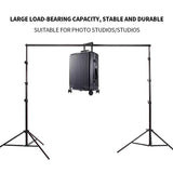Metal Adjustable Pipe and Drape Photography Backdrop Stand Kit 10ft - YauSpark
