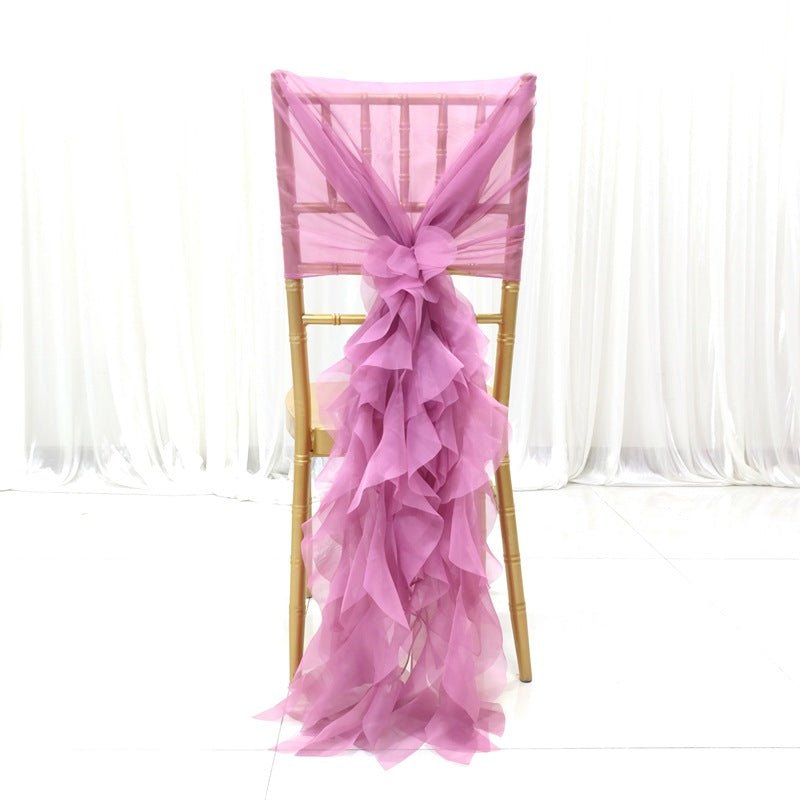 Milk Yarn Chair Cover Purple - YauSpark