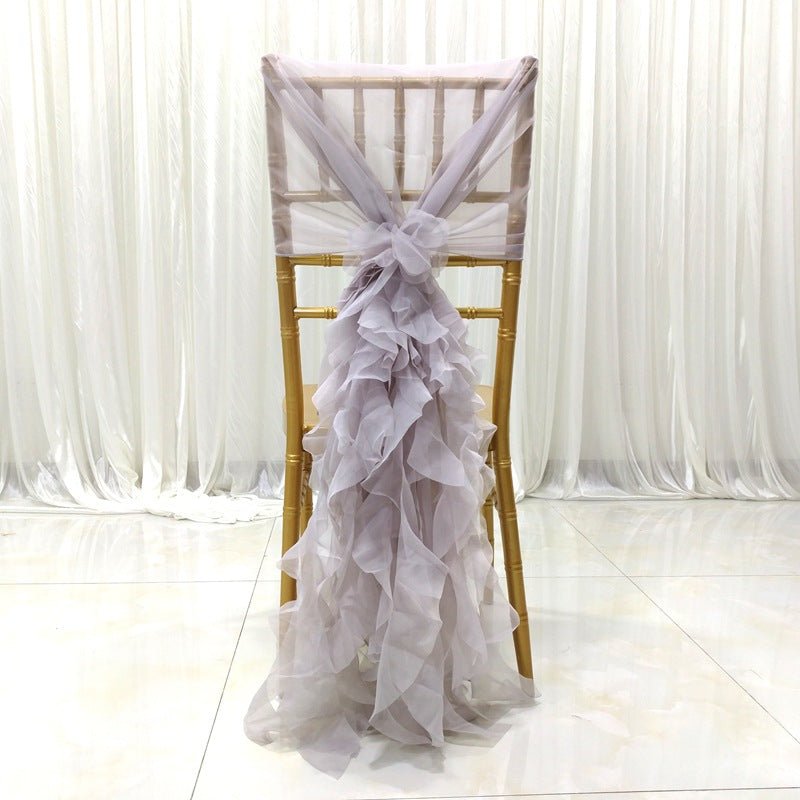 Milk Yarn Chair Cover Purple - YauSpark