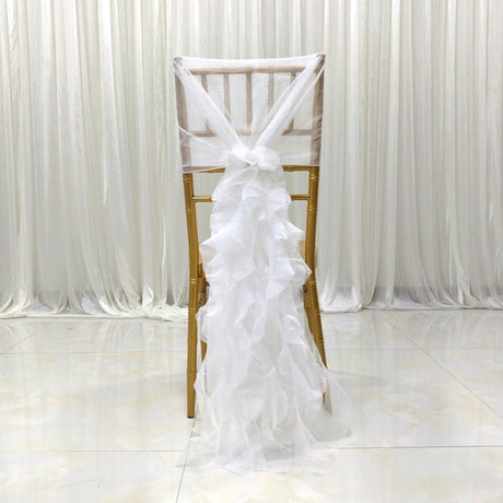 Milk Yarn Chair Cover White - YauSpark