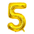Number Mylar Foil Balloons 32" Gold - YauSpark