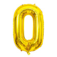 Number Mylar Foil Balloons 32" Gold - YauSpark