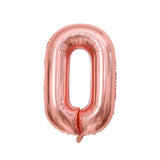Number Mylar Foil Balloons 32" Rose Gold - YauSpark