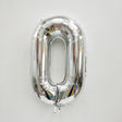 Number Mylar Foil Balloons 32" Silver - YauSpark