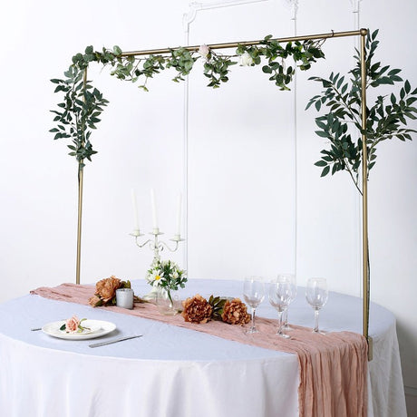 Over The Table Rod Stand 41" in Metal Gold with Clamps - YauSpark