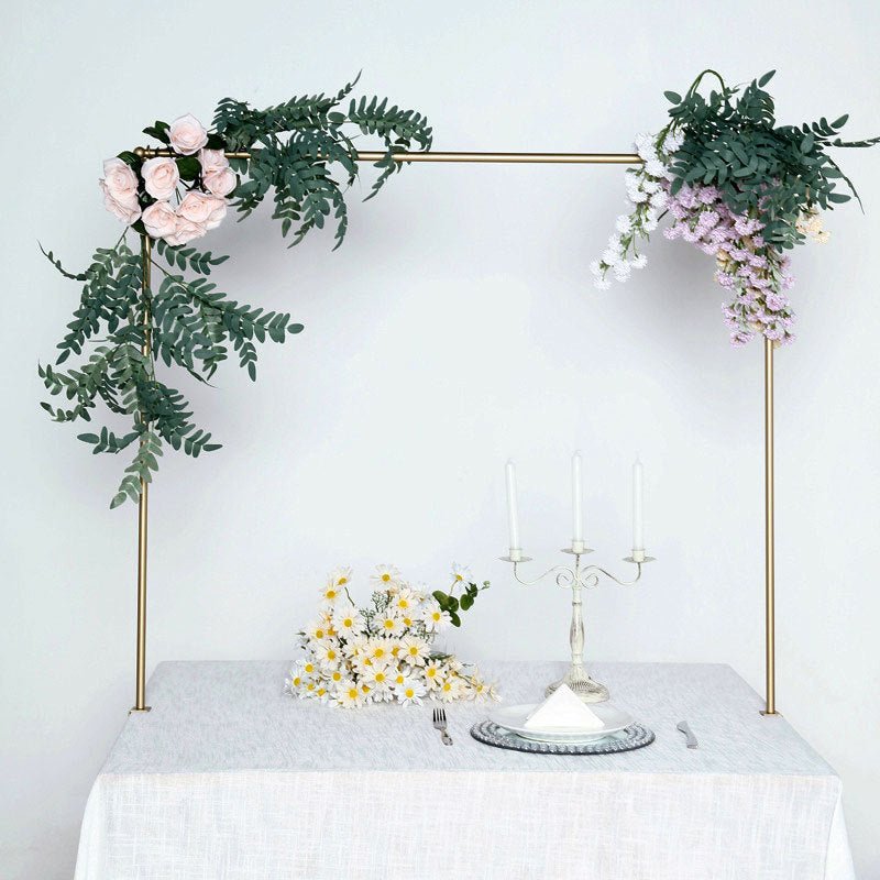 Over The Table Rod Stand 41" in Metal Gold with Clamps - YauSpark