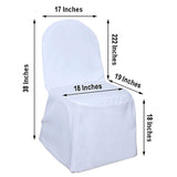 Polyester Banquet Chair Covers 18"x18"x38" Smoky Pink - YauSpark