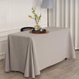 Polyester Rectangular Tablecloth 90"x156" Golden - YauSpark