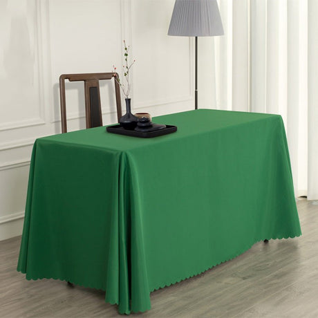 Polyester Rectangular Tablecloth 90"x156" Light Brown - YauSpark