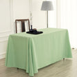 Polyester Rectangular Tablecloth 90"x156" Oak Red - YauSpark