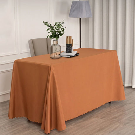 Polyester Rectangular Tablecloth 90"x156" Tiffany Blue - YauSpark