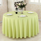 Polyester Round Tablecloth 133" Fruit Green - YauSpark