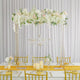 Gold Metal Adjustable Flower Arch Stand 48" Tall Over