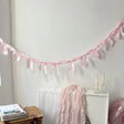 Ribbon Bow Garland Banner Set Pink - YauSpark