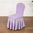 Satin Sundress Chair Cover Light Purple - YauSpark
