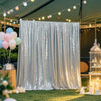 Sequin Fabric Bolt 51"x4 Yards Silver - YauSpark