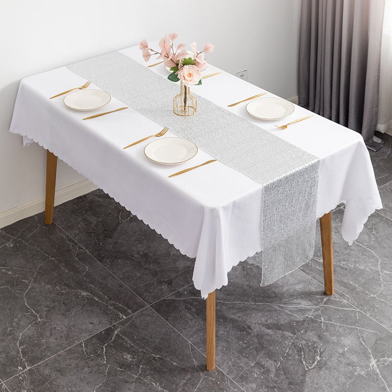 Sequin Table Runner 12" x 110" Rose Pink - YauSpark