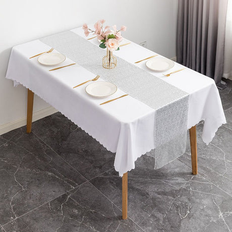 Sequin Table Runner 12" x 110" Rose Pink - YauSpark