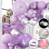 Set of 4 Balloon Arch Kit - Decorating Strips, Balloon Tie Tool, Glue Dots and Curling Ribbon - YauSpark