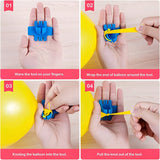 Set of 4 Balloon Arch Kit - Decorating Strips, Balloon Tie Tool, Glue Dots and Curling Ribbon - YauSpark