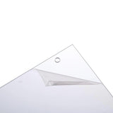 Set of 4 Clear Acrylic Pedestal Risers Transparent Display Boxes - YauSpark