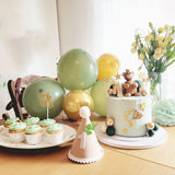 Set of 40 Avocado Green Party Balloon Kit 12" - YauSpark