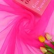 Sheer Organza Fabric Bolt, DIY Craft Fabric Roll 59"x40 Yards Dark Pink - YauSpark