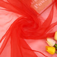 Sheer Organza Fabric Bolt, DIY Craft Fabric Roll 59"x40 Yards Red - YauSpark