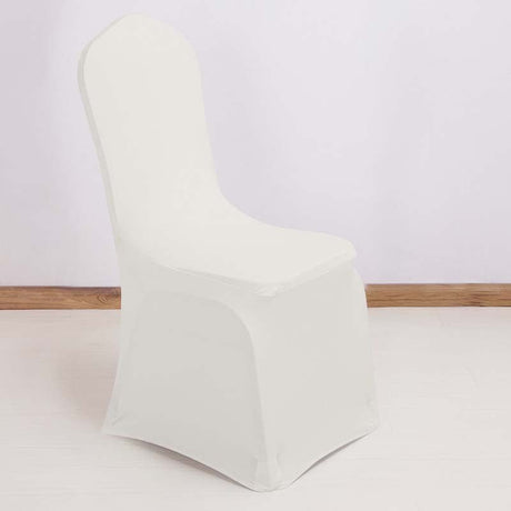 Stretch Polyester Chair Cover Thick Beige - YauSpark