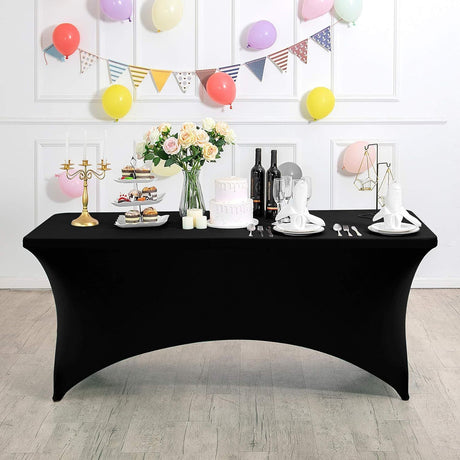Stretch Rectangle Fitted Table Cover 96"x30" - YauSpark